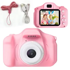 最便宜的热卖X2数码儿童相机400毫安时电池单镜头儿童玩具男童女童礼品