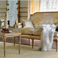 Ensemble de canapés arabes en bois classique de luxe personnalisé, vert, Arabie Saoudite, canapé Majlis, meubles Majlis arabes