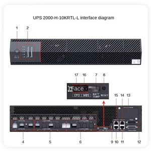 Alimentations sans interruption (ASI) en rack Huawei UPS2000-H-10KRTL-L 10kVA/10kW - Product Image 4