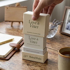 Juego de Tarjetas de Afirmación para Fortalecer Relaciones, con Citas Bíblicas, para Consejería de Matrimonios y Compradores al por Menor - Product Image 1