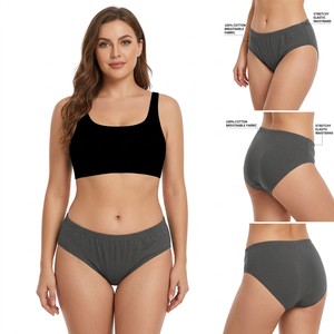 Ropa Interior Femenina Cómoda de Punto, Suave, Transpirable, Ecológica, sin Costuras, Tipo G-String, Suministro al por Mayor - Product Image 1