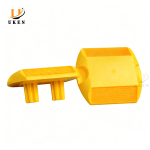 Пластиковый отражатель для дорожного покрытия из АБС-пластика, «кошачий глаз», приподнятый маркер, цена на заказ, OEM ODM, 3 м, отражающий дорожный шпилька с хвостовиком - Product Image 1