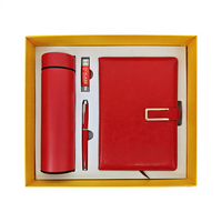 Coffret Cadeau d'Entreprise Personnalisé AI-MICH, Cadeau Promotionnel, Souvenir d'Entreprise, Coffret Cadeau d'Entreprise, Bloc-Notes, Stylo, Parapluie avec Parapluie