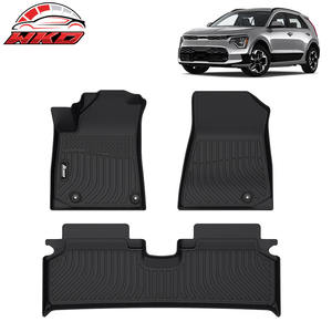 Tapis de sol pour Kia Niro EV 2023-2025, toutes saisons, TPE, tapis moulés 3D, protection, ensemble de 3 pièces, imperméables - Product Image 1