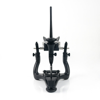 Articulateurs dentaires semi-ajustables à valeur moyenne non-arcon, en fibre de carbone noire, instrument de laboratoire de précision