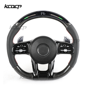 Ajuste para <span class=keywords><strong>Mercedes</strong></span> Benz S300 S320 S500 G500 G55 G350 W222 W213 W221 W205 W204 W212 volante de fibra de carbono LED - Product Image 1