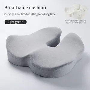 Hot Selling Lumbar Back Support Chair Comfortable Massage Pillow Memory Foam Orthopedic Seat Cushion