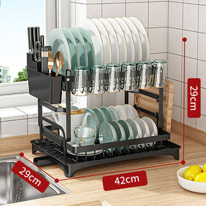 Oferta Especial: Estante <span class=keywords><strong>de</strong></span> Almacenamiento <span class=keywords><strong>de</strong></span> <span class=keywords><strong>Metal</strong></span> <span class=keywords><strong>de</strong></span> 3 Niveles para Cocina, Organizador para Encimera y Fregadero, Escurridor <span class=keywords><strong>de</strong></span> Platos y Estante <span class=keywords><strong>de</strong></span> Pared para Ollas - Product Image 4