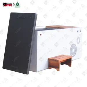 Vapasauna High Quality White Cold Bathtubs With Chiller And Stainless Steel Liner