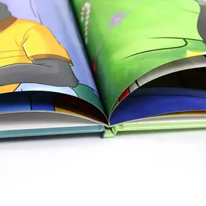 Impresión de libros para niños Tapa dura Alta calidad Pequeño MOQ Servicio de impresión de libros personalizado Impresión offset Personalización CMYK QS