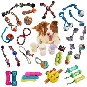 Cuerda de algodón para mascotas, cuerda de entrenamiento para perros, juguete para masticar, venta al por mayor, 2022