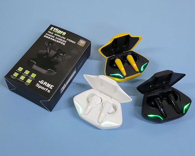 Écouteurs Bluetooth TWS G11 Gaming Earbuds | Basse Latence | LED Verte | Sport