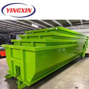 Benne à ordures ménagères de grand volume pour constructions industrielles Poubelle de recyclage personnalisée avec couvercle en bâche - Product Image 1