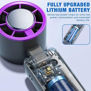 100 Wind Speed Cold Cooling Ice Compress Rechargeable Small Usb Portable <b>Fan</b> Adjustment LED Display <b>Handheld</b> Mini <b>Fan</b> - Product Image 2