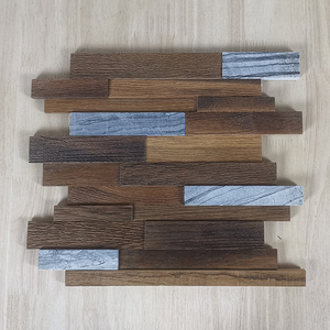 <strong>Oak</strong> Stone Easy Installing Interior Decor Wood <strong>Plank</strong> Walls Pallet <strong>Reclaimed</strong> Wood 3d Wall <strong>Planks</strong> - Product Image 3