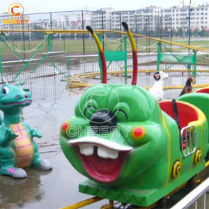 Atractivas Atracciones de Parque de Diversiones, Mini Montaña Rusa, Atracciones Familiares Pequeñas, Montaña Rusa Deslizante Green Worm - Product Image 6