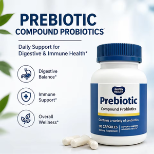 Capsules Probiotiques pour Femmes, Prébiotiques, Vitamine 50, Complément Probiotique, 90 Capsules pour la Santé Intestinale, l'Équilibre Digestif et le Bien-être - Product Image 1