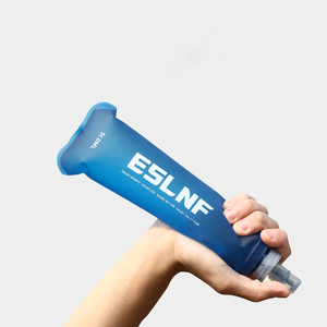 Gourde pliable en silicone souple TPU personnalisée professionnelle de 500 ml pour la randonnée, la course à pied, le sport, le camping, l'<span class=keywords><strong>escalade</strong></span>, les excursions, les barbecues - Product Image 1