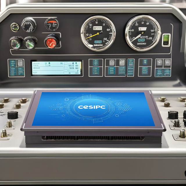 CESIPC Panel PC Industrial PC Fanless J6412 I3 I5 I7 IPC With Win10 OS IP65 Dustproof for Industrial Use