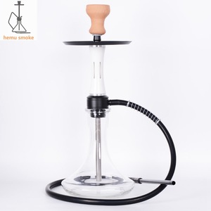 Huca Pot Nuevo en stock Vidrio ruso OVO Aleación de aluminio Agua con tubo de silicona Clip Humo - Product Image 3