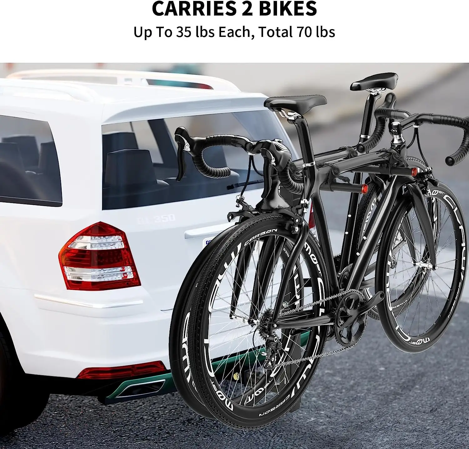 Outdoor travel foldable 2-bike 3-bike 4-bike suv vehicle hitch trunk mount car bicycle rack carrier