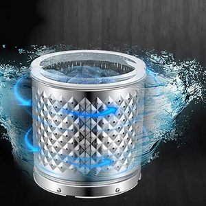 Wholesale <b>Portable</b> Mini Home <b>Washing</b> Drying <b>Machine</b> Luxury Style with Spin Dryer Eco-Friendly Round Made Plastic for Bathroom - Product Image 2