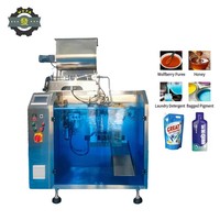Machine d'emballage automatique pour le remplissage et la fermeture de liquides, type ensacheuse pour la confiture, la sauce chili et la mayonnaise