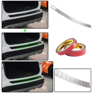 Argent Acier Inoxydable Auto Intérieur Décoration Extérieure Pare-chocs Arrière Plaque <span class=keywords><strong>de</strong></span> Pied Porte <span class=keywords><strong>Coffre</strong></span> Sill Garde Protecteur Pour Ford Edge 2021 - Product Image 6