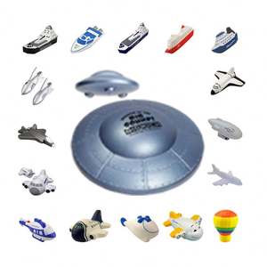 Balle anti-stress en forme d'OVNI, impression de logo personnalisée, balle anti-stress en mousse en forme d'OVNI - Product Image 2