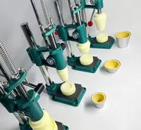 Nouvelle machine manuelle légère et largement utilisée pour la fabrication de coques de tartelettes aux œufs, facile à utiliser