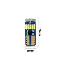 RCJ Auto Ampoule LED T10 W5W 194 4014 15SMD Canbus Intérieur De Voiture Plaque D'immatriculation LED Lumières Autres Accessoires Lumière De Voiture