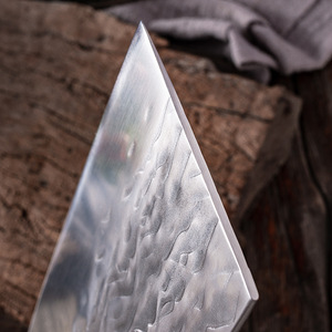Cast steel <b>handle</b>, one-piece kitchen <b>knife</b>, household hand-forged all-steel <b>knife</b>, chopping <b>knife</b>, slicing <b>knife</b>, Longquan - Product Image 3