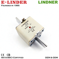 LINDNER Double Indicateur NH3 NT3 Fusible Taille 3 gG 315A 400A 500A 630A Certifié CE CB Neuf Basse Tension LV HRC Industriel
