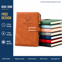 Best-seller : Ensemble de papeterie de bureau en cuir PU avec fermeture magnétique, ensemble cadeau, carnet A5 avec tête de cerf, fermeture en U