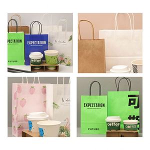 Bolsas de Papel Kraft Marrón con Asas, Impresas y Recicladas, Económicas, con Logotipo Personalizado, para Compras y Empaque - Product Image 1