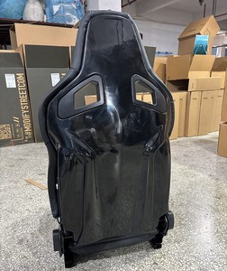 Siège sport de style RECARO CS Sportster JBR1039R, confortable, en fibre de carbone FRP, sièges de course automobile en cuir PVC. - Product Image 6