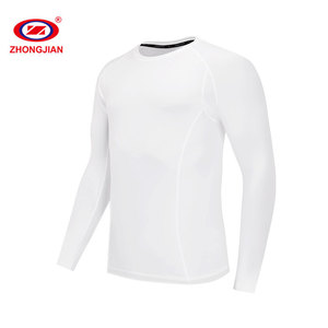 Áo Thun Thể Thao Tập Gym Chất Lượng Cao Áo Thun Thể Thao Tập Thể Hình Cho Nam Áo Bó Dưới Lớp Áo Dài Tay - Product Image 2