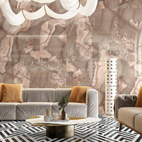 Carreaux pleine masse brillants antidérapants à motif pierre de luxe 750x1500mm pour sol et mur de salon, chambre, salle à manger, KTV, salle de bain