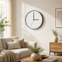 Mecanismo de Reloj de Cuarzo Silencioso de 31 mm (1-1/5 Pulgadas) con Eje Largo y Alto Torque, 4 Juegos de Agujas, para Reparación DIY de Relojes de Pared