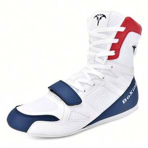 Chaussures de combat professionnelles personnalisées 4 couleurs pour hommes, chaussures d'entraînement de mouvement, chaussures de musculation, bottes de boxe pour femmes, chaussures de squat - Product Image 6