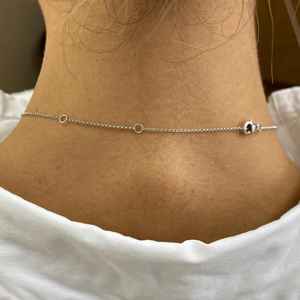 Collar con Colgante de Plata de Ley 925 Hecho a Mano con Moissanita Redonda Marquise y Diamante en Forma de Lágrima, Set de Regalo para Fiestas Religiosas - Product Image 5