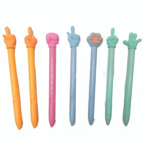Stylos jouets drôles anti-stress stylos à bille promotionnels jouets à gratter le dos stylos flexibles - Product Image 1
