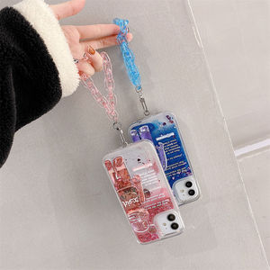 Funda de teléfono Glitter Dynamic Liquid Quicksand Bear para <span class=keywords><strong>Samsung</strong></span> <span class=keywords><strong>Galaxy</strong></span> A34 S23 Ultra TPU Clear Cover para iPhone 14 Plus 13 12 <span class=keywords><strong>Mini</strong></span> - Product Image 3
