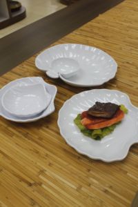 Sò điệp vỏ hình dạng melamine Tấm Nhà hàng hộ gia đình hải sản Cá động vật có vỏ phục vụ tấm nhà máy trực tiếp tùy chỉnh món ăn - Product Image 6