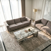 Table basse en marbre Calacatta de style moderne et luxueux, forme cube, pour la décoration de la maison, salon, hôtel, bar, café