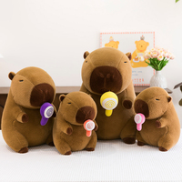 Vente en gros Peluche capybara animaux mignons pour enfants Poupées en peluche capibara Dulces personnalisées