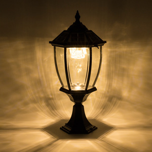 Patio Led Wandlamp Hotel Veranda Gemonteerd Glas Lantaarn Indoor Outdoor Verlichting Tuin Hek Exterieur Wandlamp - Product Image 2