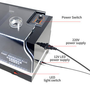 Testeur de résistance aux impacts de pierres pour film de protection PPF, gravilomètre, testeur de perforation avec TPU, PVC, TPH, vinyle, test de film automobile - Product Image 5