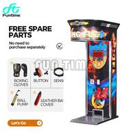 Aire de jeux équipement de parc d'attractions nouveaux autocollants personnalisés à la mode prix à pièces Arcade Punch Game Machine de boxe