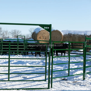 Painéis de Corral para Gado de Alta Resistência de 12 pés, 4 pés x 16 pés, Ecológicos, Fontes Renováveis, Cerca de PVC Metalizada para Pátio de Cavalos - Product Image 4
